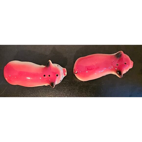 Vintage Ceramic Pig Salt and Pepper Shakers READ - Picture 5 of 15